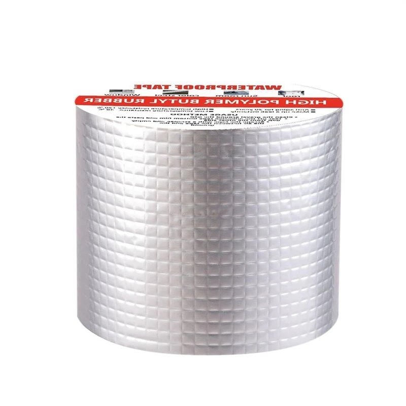 TFORU-Waterproof Butyl Tape Waterproof Aluminum Foil Thicken Butyl Tape Wall Crack Roof Duct Repair 10Cm Flashing Tape
