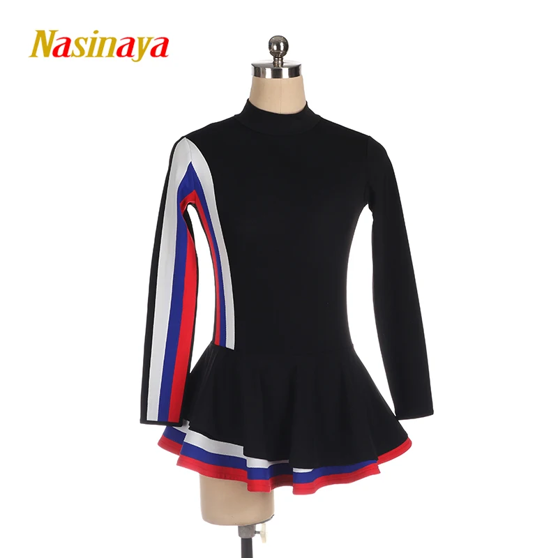 Nasinaya Top With Skirt Girls' Figure Skating Competition Training Children's Rhythmic Gymnastics Dress Warm Fabric