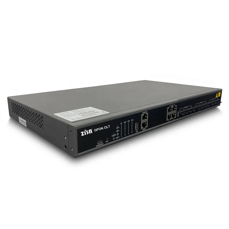 8 Port GPON OLT OP3608 Layer3 Support Type C Management FTTH Cheap Price Optical Fiber Equipment