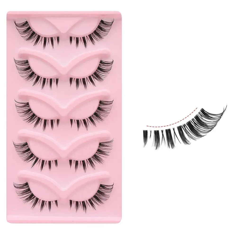 Fox-style False Eyelashes Natural Curling Up Dense Fluffy Soft European & American Style Eyelash Cat Eye Eyelashes Makeup Tool