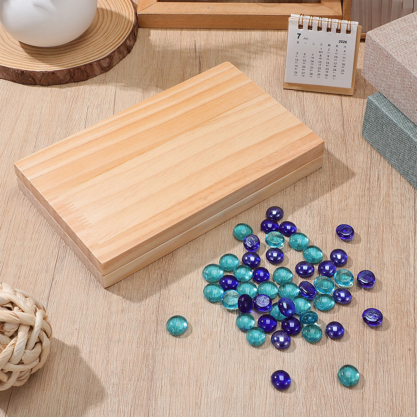 

Набор складных деревянных настольных игр: Манкала, Шахматы с камнями, Легкая портативная стратегическая игра для вечеринок и семейного досуга