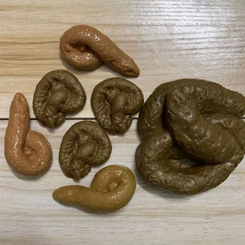 

1 Set Realistic Fake Poop Prank Prop for April Fools Day Halloween Party Joke Plastic Simulated Poop for Pranks and Mischief