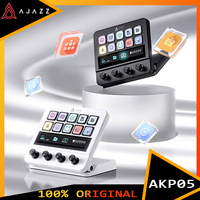 Ajazz AKP05 Mini Keyboard Wired 10 Keys LCD With Knob Live-streaming OBS Control StreamDock Customized Mini Keyboard For Mac/Win