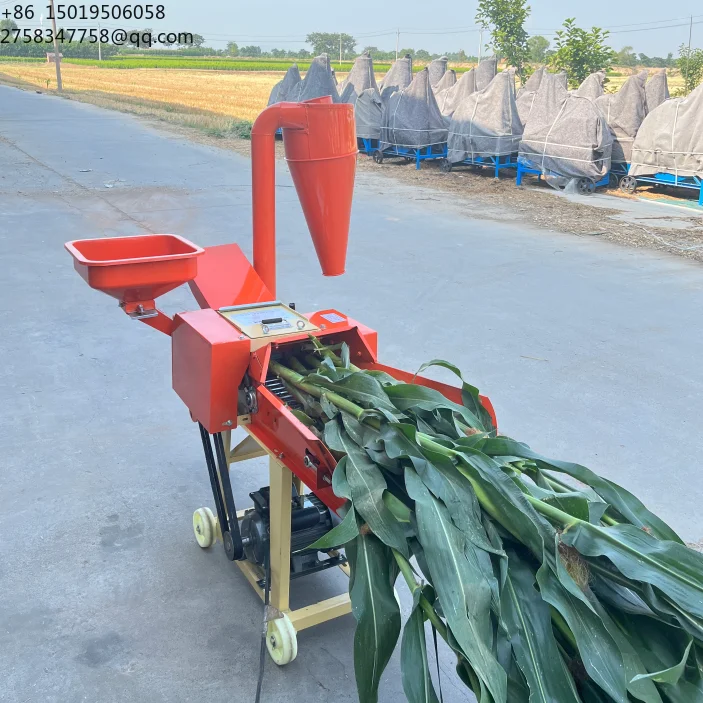 High-efficiency Chaff Cutter and Grinding Machine for Agricultural Waste Feed Processing Machine