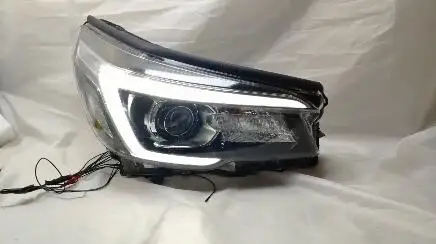 1pcs 2019y car bupmer head light for Subaru Forester headlight car accessories LED DRL fog for Forester headlamp