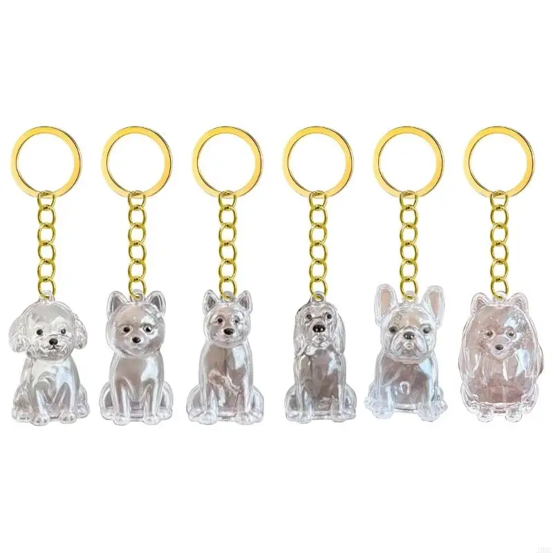Dog Hair Memorial Box Keychain Clear Display Box Pet Hair Storage Box J0MC