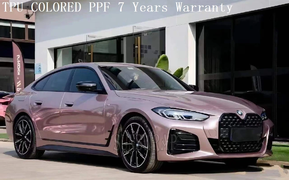 

Juicy Berry Pink Metallic TPU PPF Wrap | Gloss Finish, Self-Healing, for a Sweet & Tough Car Makeover 5x52ft/roll