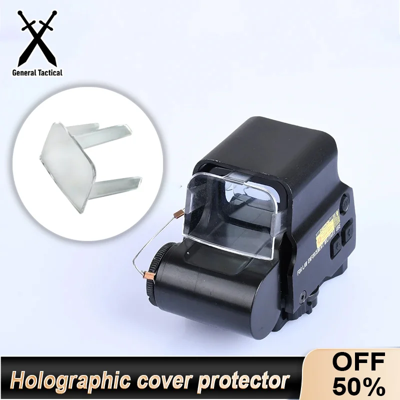 WADSN Holographic cover protector Mirror cover Red green dot Line of sight lens protection For 551 552 553 557 Hunting Airsoft