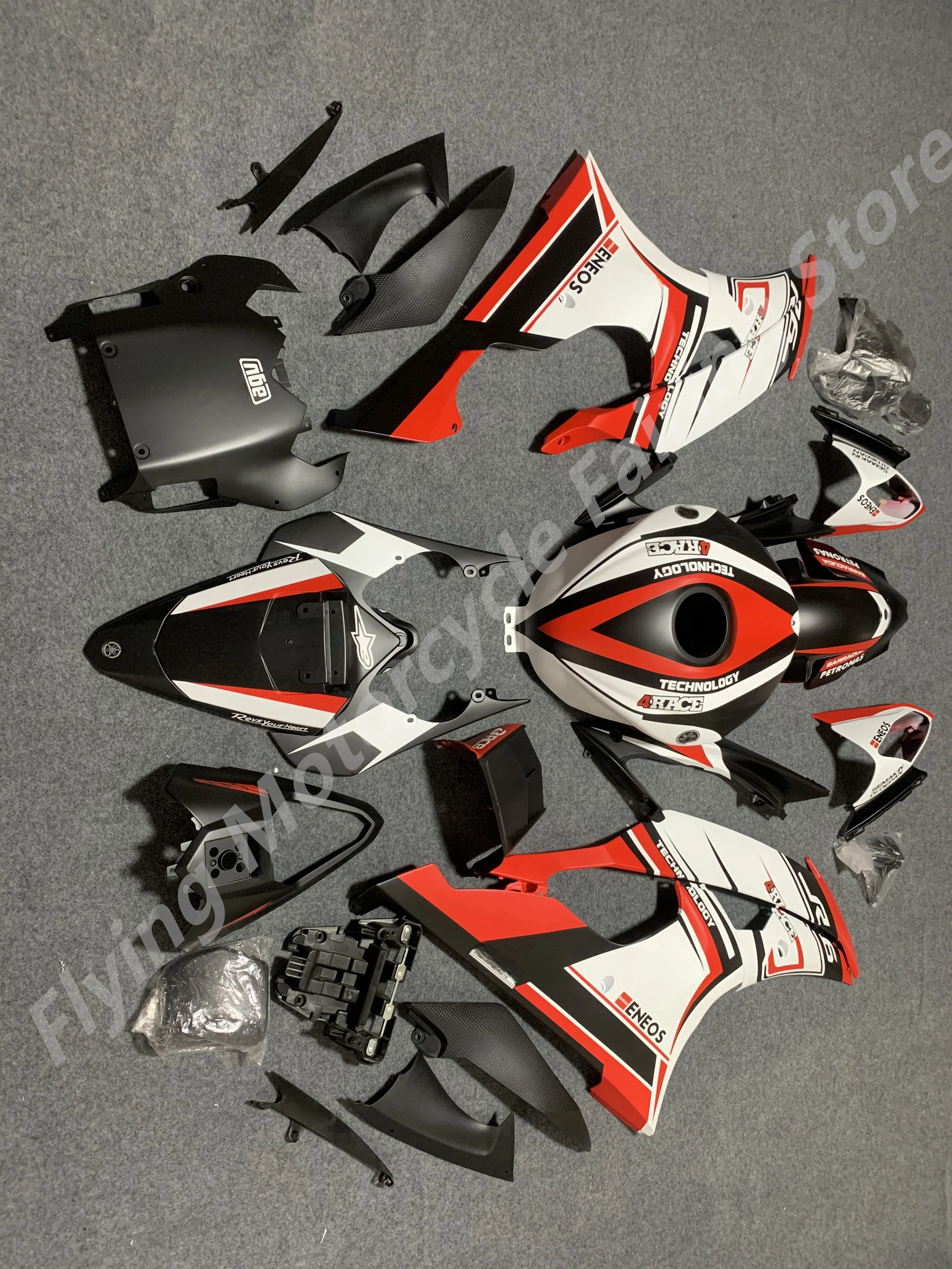 YZF R6 08 09 10 11 12 13 14 YZF YZFR6 white black red  YZFR6  YZF600 2008 2009 2010 2011 2012 2013 2014 Fairings kit for Yamaha