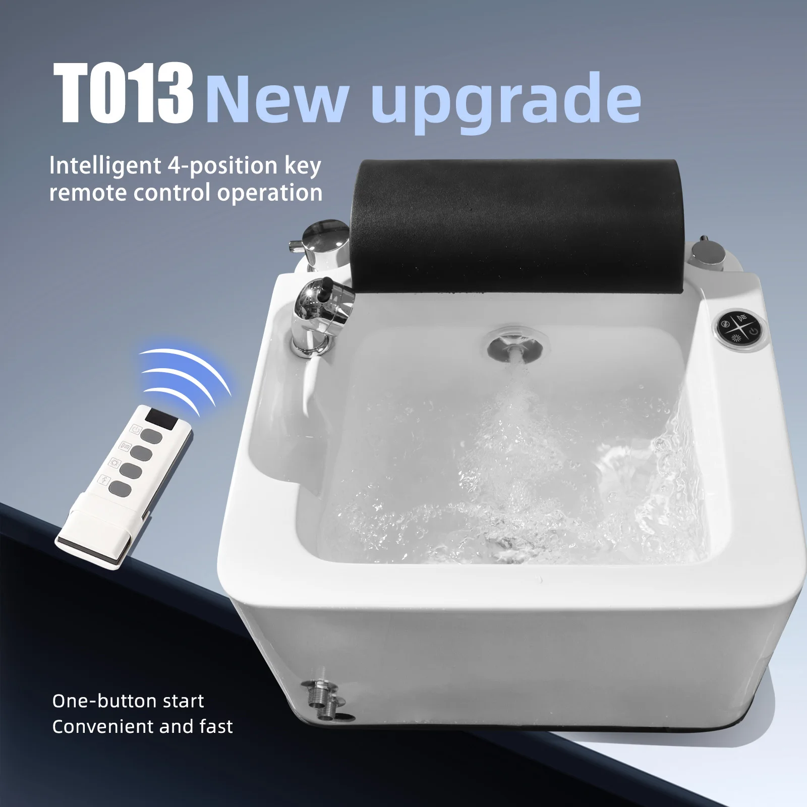 

Салон красоты Ванна для ног Ванна с дистанционным управлением Массажная спа-умина с хирургическим насосом и подсветкой для акватерапии Сауна-ванны