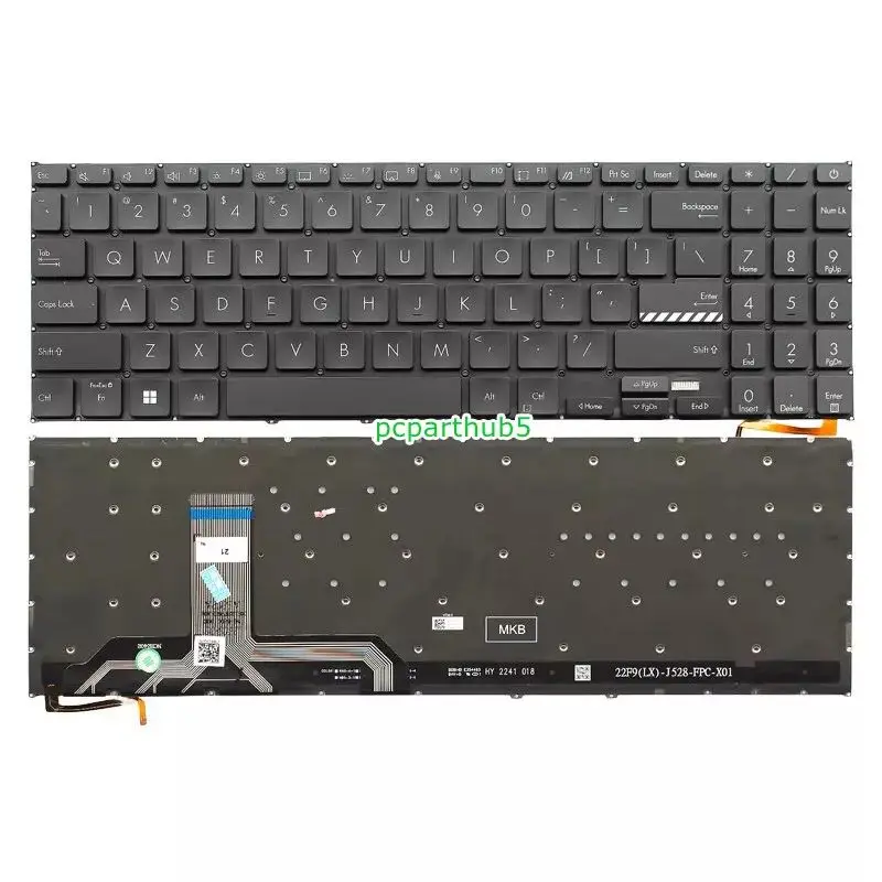 US Laptop Keyboard for ASUS Vivobook X1502 M1502 D1502 F1502 X1503 D1503 M1503 X1504 F1504 0KNX0-5102JP00