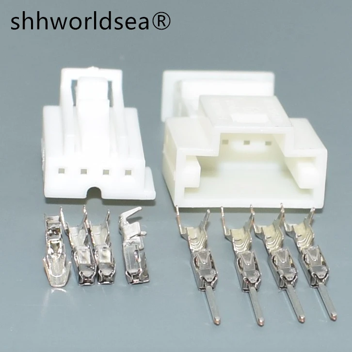 

shhworldsea 4 Pin 0.6mm Series 0425459228 A0385451228 Automobile Atmosphere Lamp Cable Connector 1-1394450-2 2-929170-1