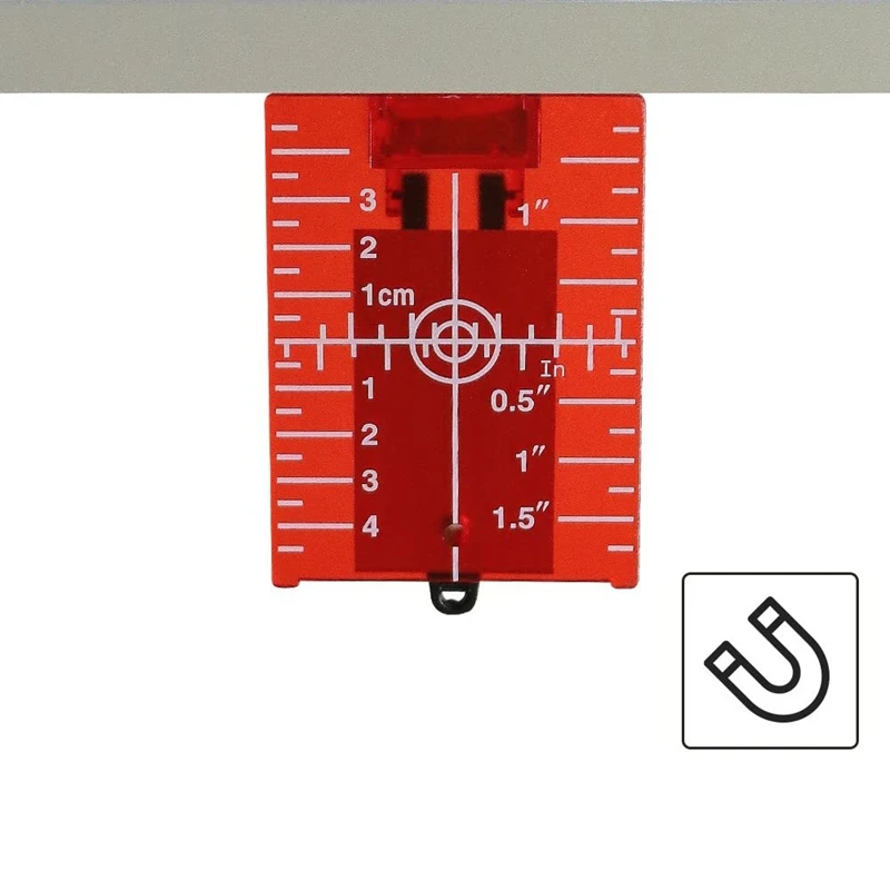 HEIßER VERKAUF 1 Stück Laser-Zielkarte Platte Für Laser-Level Ziel Platte Zoll/Cm