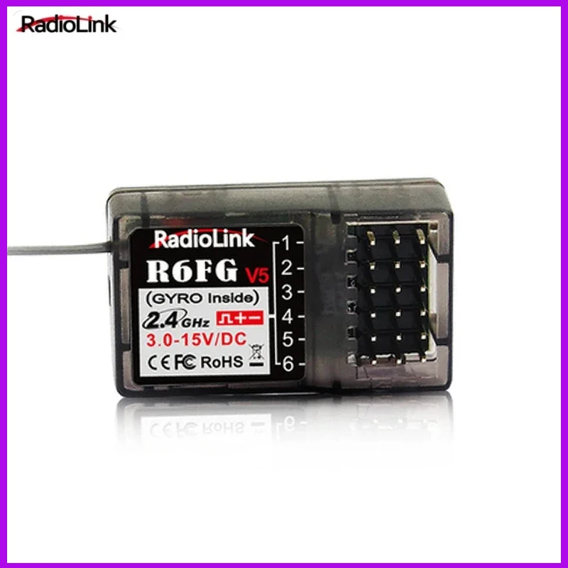 

Radiolink R6FG 2.4GHz 6Channel FHSS Receiver Radio Remote Control GyroIntegrant Fo rRC 4G SRC3S,RC4GT8FB Transmitter