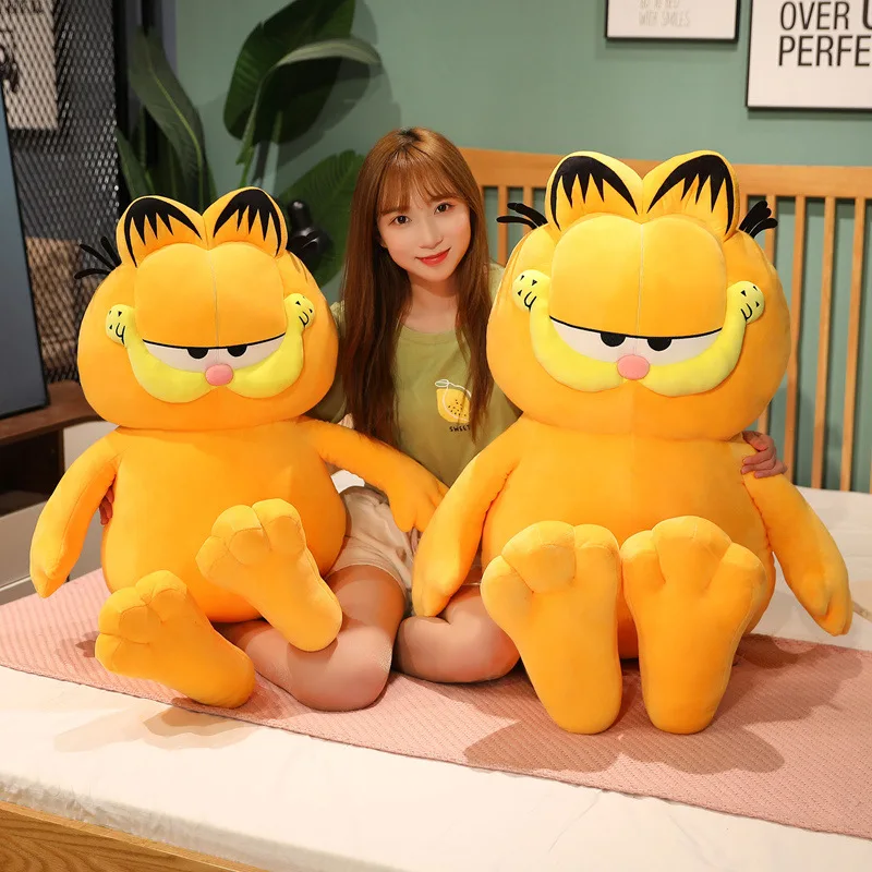 Big Size originale MINISO Garfield Fat Cat bambola di pezza Kawaii Garfield gattini peluche Kawaii Kid che accompagna il sonno regalo di natale