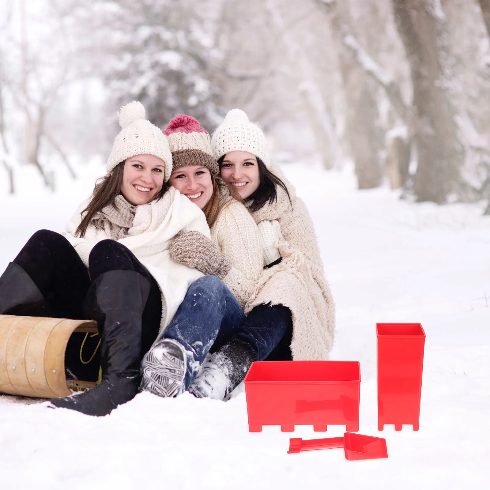 

1Set Snow Brick Mold Set High Strength Plastic Winter Kids Plaything Snow Sand House Maker Outdoor Exercise Tool