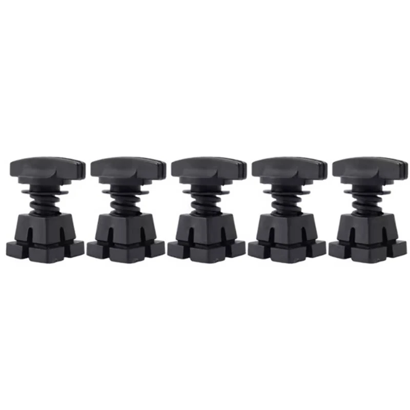 DT42-5Pcs Car Trunk Seal Screw Threaded Snap For BMW Toolbox Thumb Screws And Nut For BMW E46 E34 E39 E38 Toolbox 71111179445
