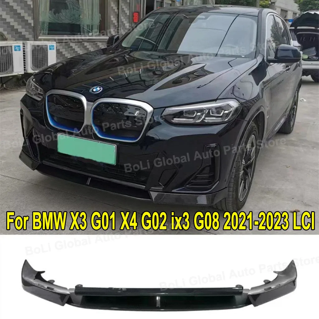 

Сплиттер для переднего бампера автомобиля BMW X3 G01 X4 G02 ix3 G08 M 2021-2023 LCI