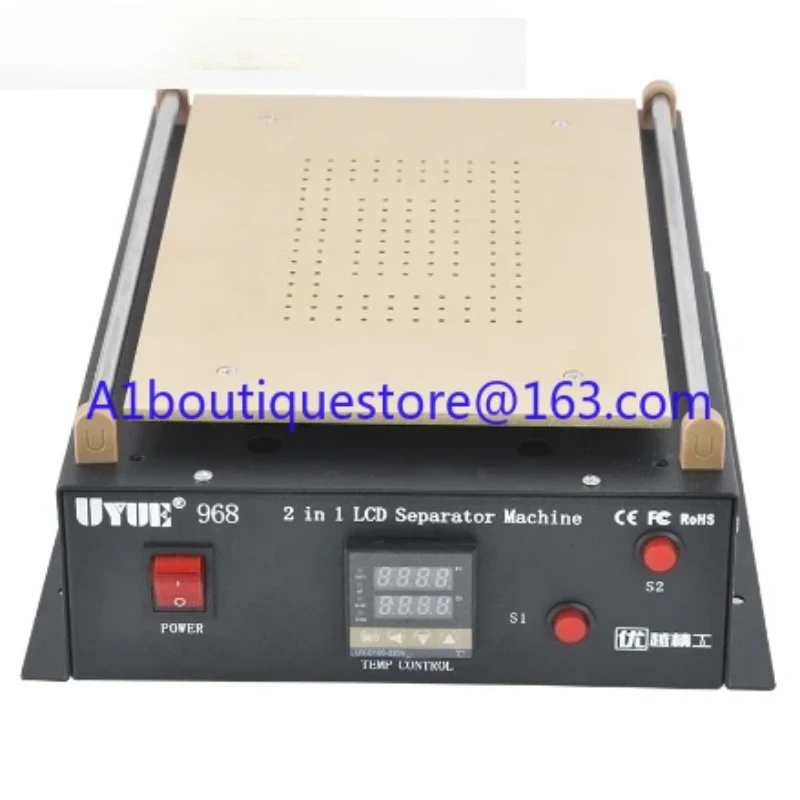 

UYUE 968 13 inches Build-in Air Dual Pump Vacuum Pump LCD Separator Screen Repair For IPad/ Tablet Repair Machine Kit
