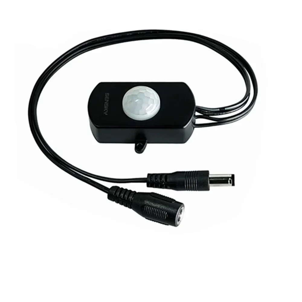 

DC5-24V 5A мини регулируемый автоматический PIR инфракрасный датчик движения детектор светодиодная лента переключатель 5,5 DC вилка