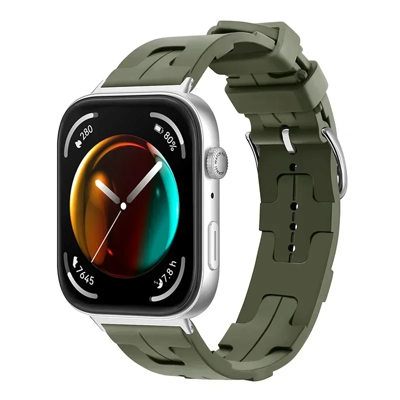 Silicone Sport Strap Comfortable Sport Band Replacement Sport Watchband Bracelet Wristband for Huawei Watch FIT 3 Accessories