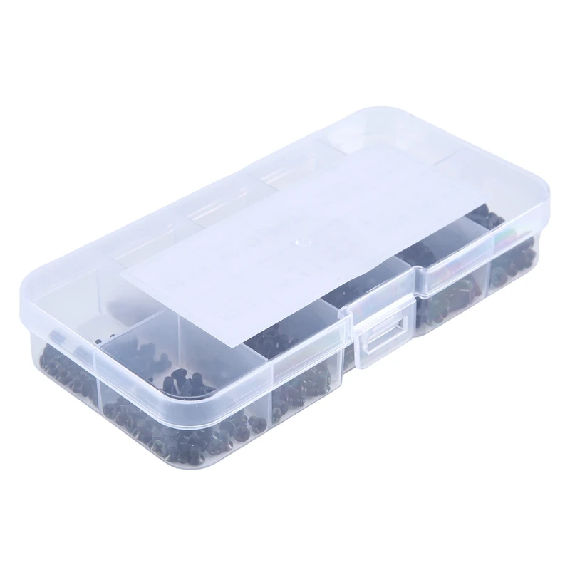 스테인리스 스틸 노트북 나사 키트, IBM HP 맥 델 레노버 삼성 소니 도시바 게이트웨이 LG용, 내구성 있는 M2, M2.5, M3, 500 개