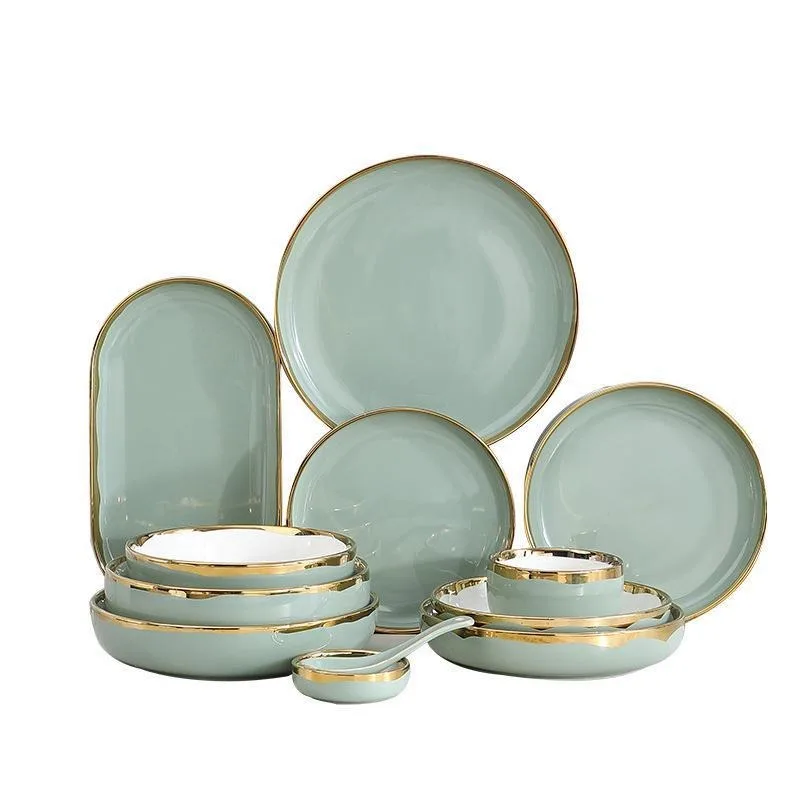 Nordic Creative Ceramic Tableware Company - Phnom Penh ceramic spoons, plates, bowls, steak plates and salad bowls.