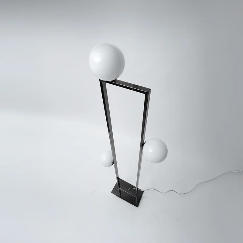 Modern Simple 304 Stainless Steel Floor Lamp Living Room Bedroom Creative Atmosphere Lamp Living Room Advanced Sense Floor Lamp
