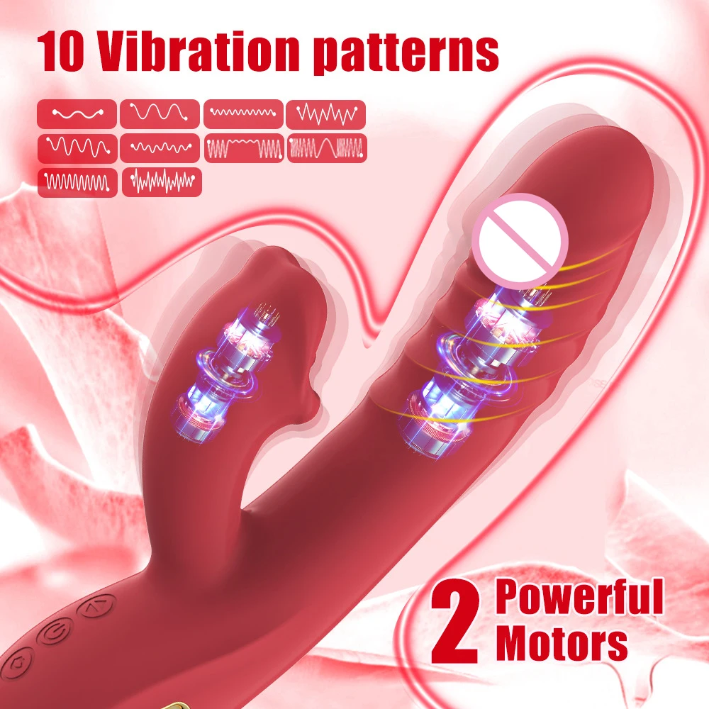 محفز البظر مع 5 أوضاع لعق اللسان تلسكوبية ، الاستمناء الأنثوي ، محفز البقعة G ، ألعاب جنسية للبالغين ، هزاز تحفيز ، 2 في 1 #5