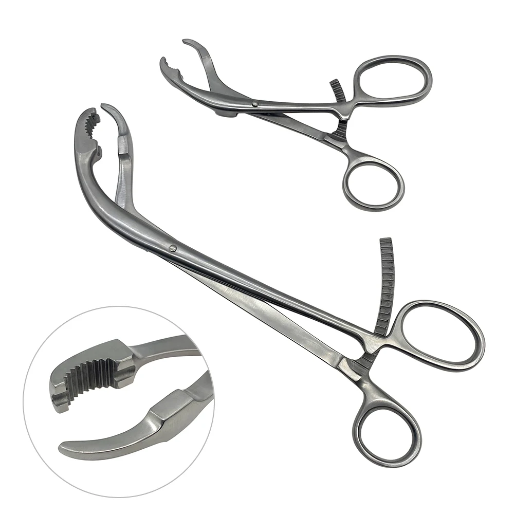 

Self-Centering Bone Holding Forceps Bone Pliers 1pcs large or small Stainless steel Orthopedic surgical Instruments