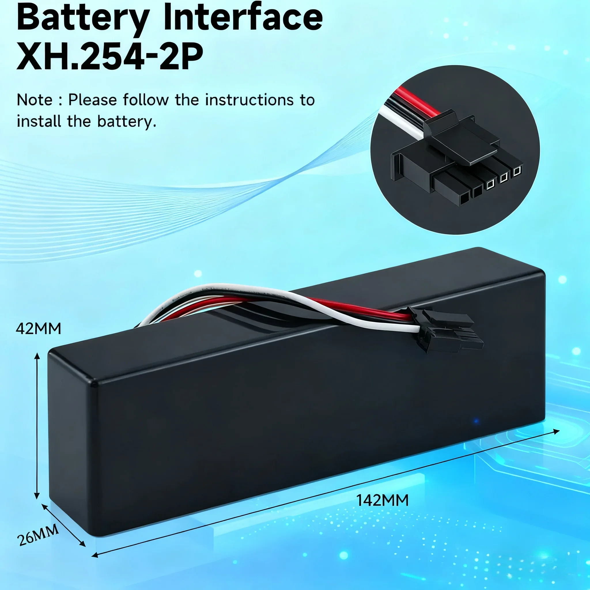 

Оригинальный аккумулятор STYTJ02YM 14.8V для робота-пылесоса Xiaomi Mijia LDS, Mi Robot Vacuum-Mop P, Mi Robot Vacuum-Mop 2S/Haier JX37