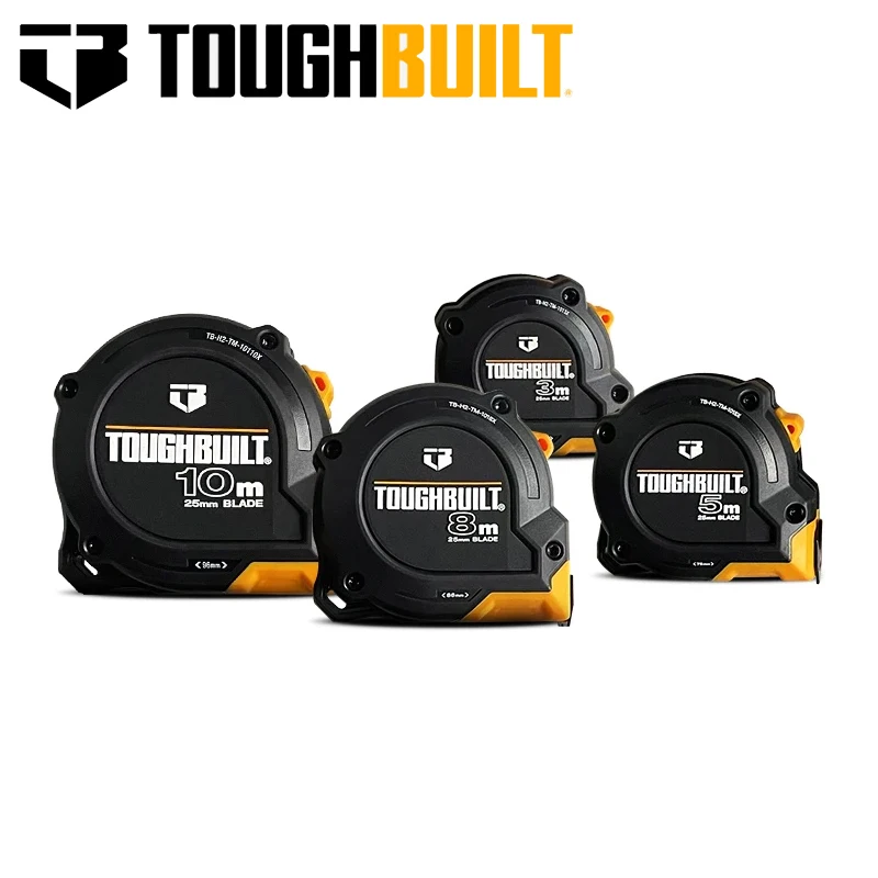 TOUGHBUILT B-H2-TM-1013X TB-H2-TM-1015X Metric Tape Measure Auto-lock Construction Site Household High-precision Hand Tool