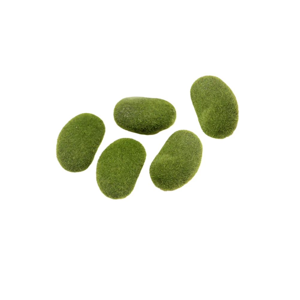 

5pcs Artificial Rocks For Bonsai Vase Fillers Indoor Imitation Stone Fairy Garden Decor Imitation Stone Cover Ball