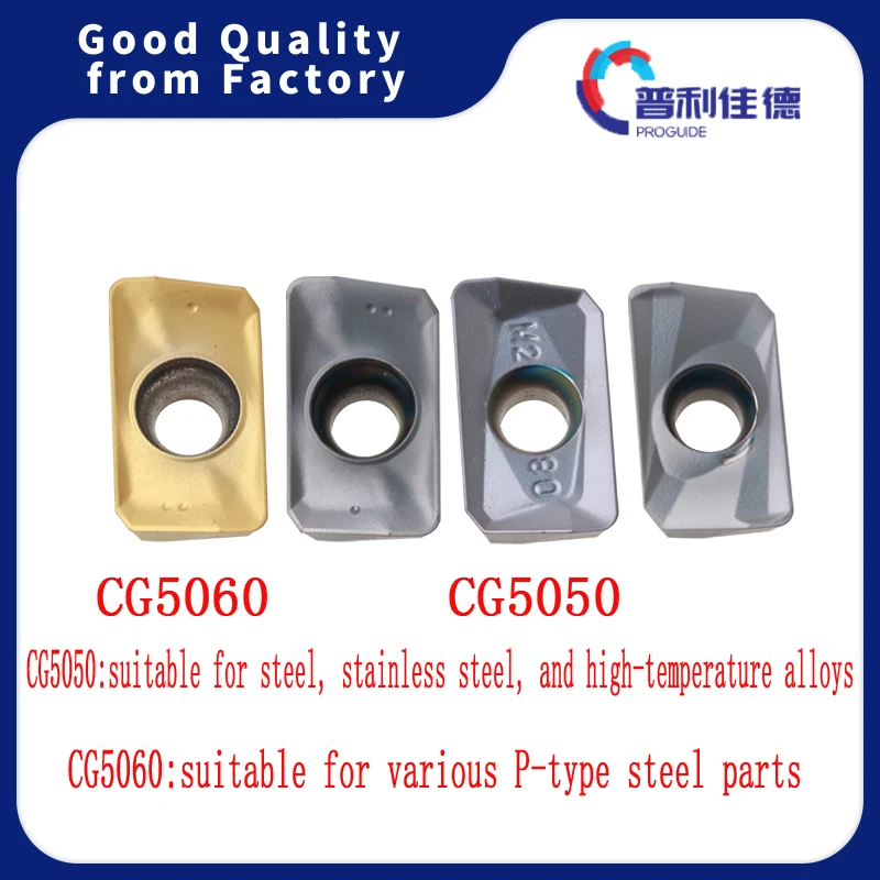 PROGUIDE 100% Original APMT1135PDER H2 M2 XM CG5050 CG5060 High Quality Milling Turning Tools Carbide Inserts CNC Lathe Cutter