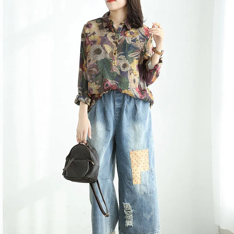 Thin Spring Elegant Fashion Classic All-match Vintage Pullovers for Women 2023 New Comfortable Loose Korean Top Chic T-Shirt