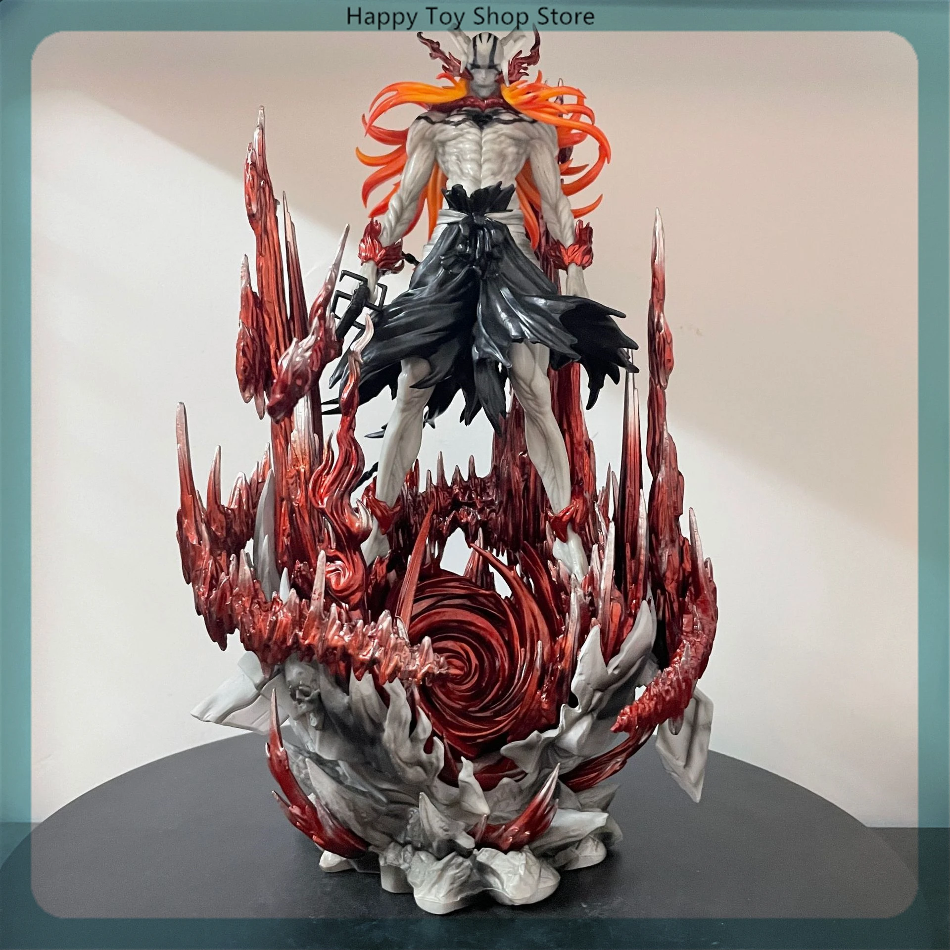 35cm Bleach Kurosaki Ichigo Hollowfication Ulquiorra Cifer Anime Figurka Model Gk Statue Collection Desktop Decoration Ornament