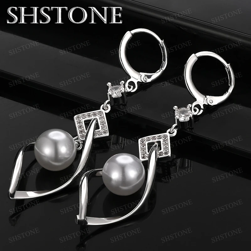 

AAA Zircon 925 Sterling Silver Drop Earring Women Romantic Wedding Party Valentine's Day Gift Fashion Charm Jewelry Accessories