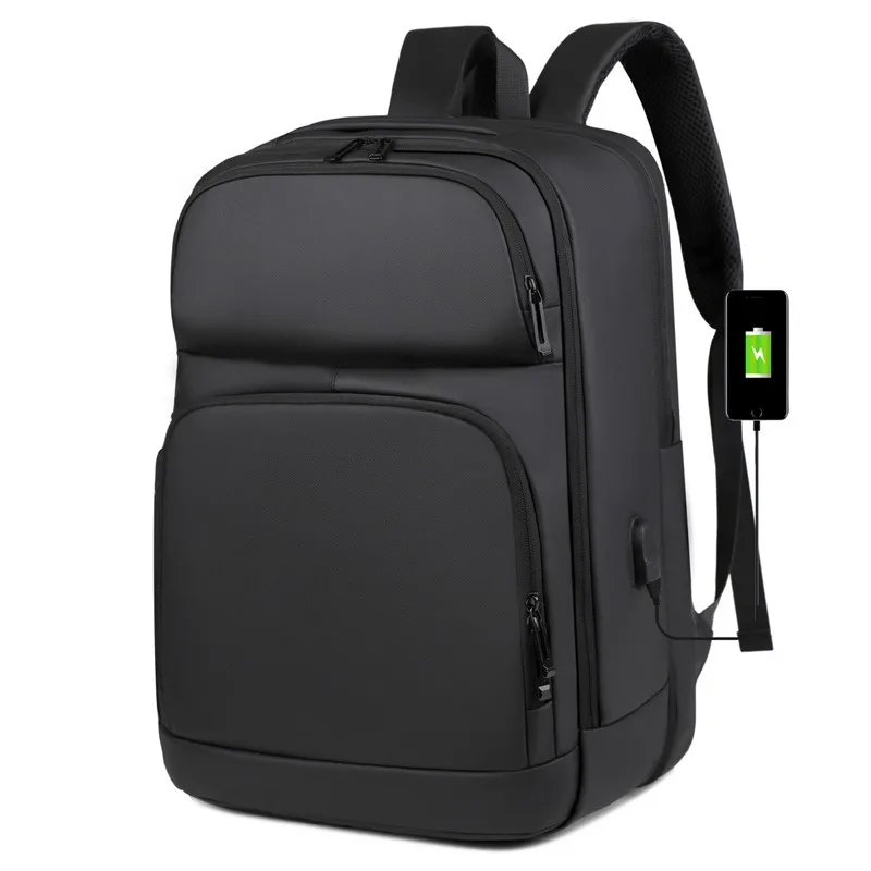 

Business and leisure laptop bag 16 inch commuter leather film backpack men's high value travel backpack school bag