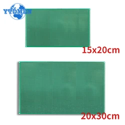 1PCS PCB Prototype Board 15x20cm 20x30cm Single Side Protoboard Green Fiberglass Plate Diy Universal Circuit Boards