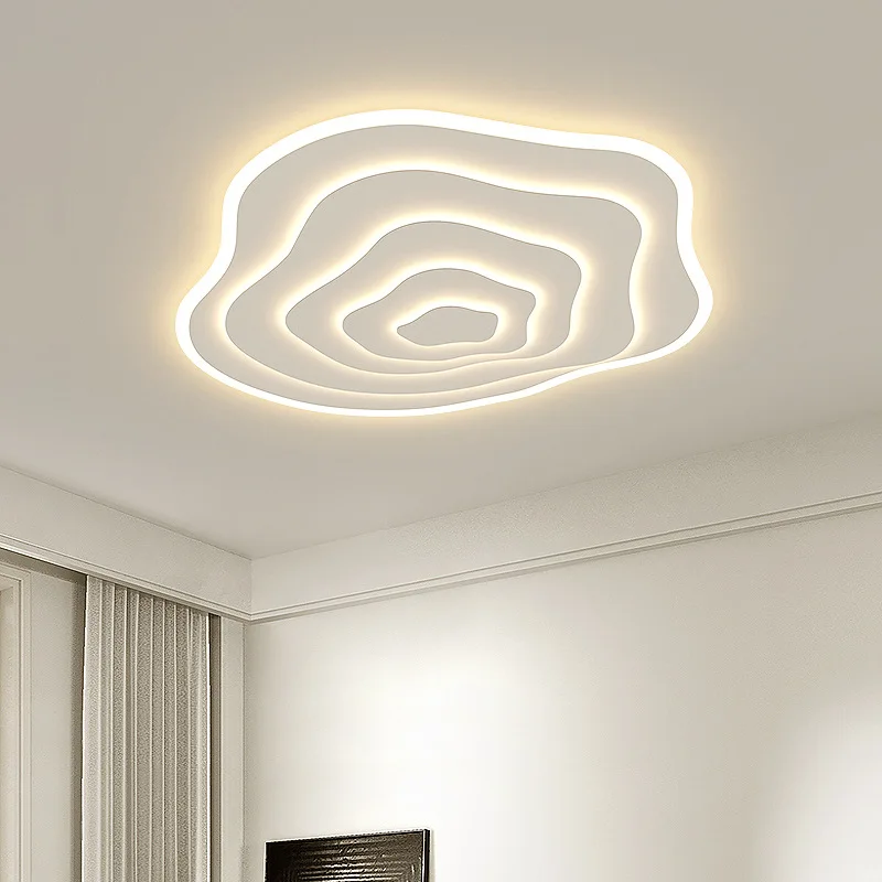 Imagem -03 - Moderna Lâmpada de Teto Led para Sala Estar Jantar Estudo Quarto Geometria Luzes Teto Interior Decoração Casa Luminária Lustre