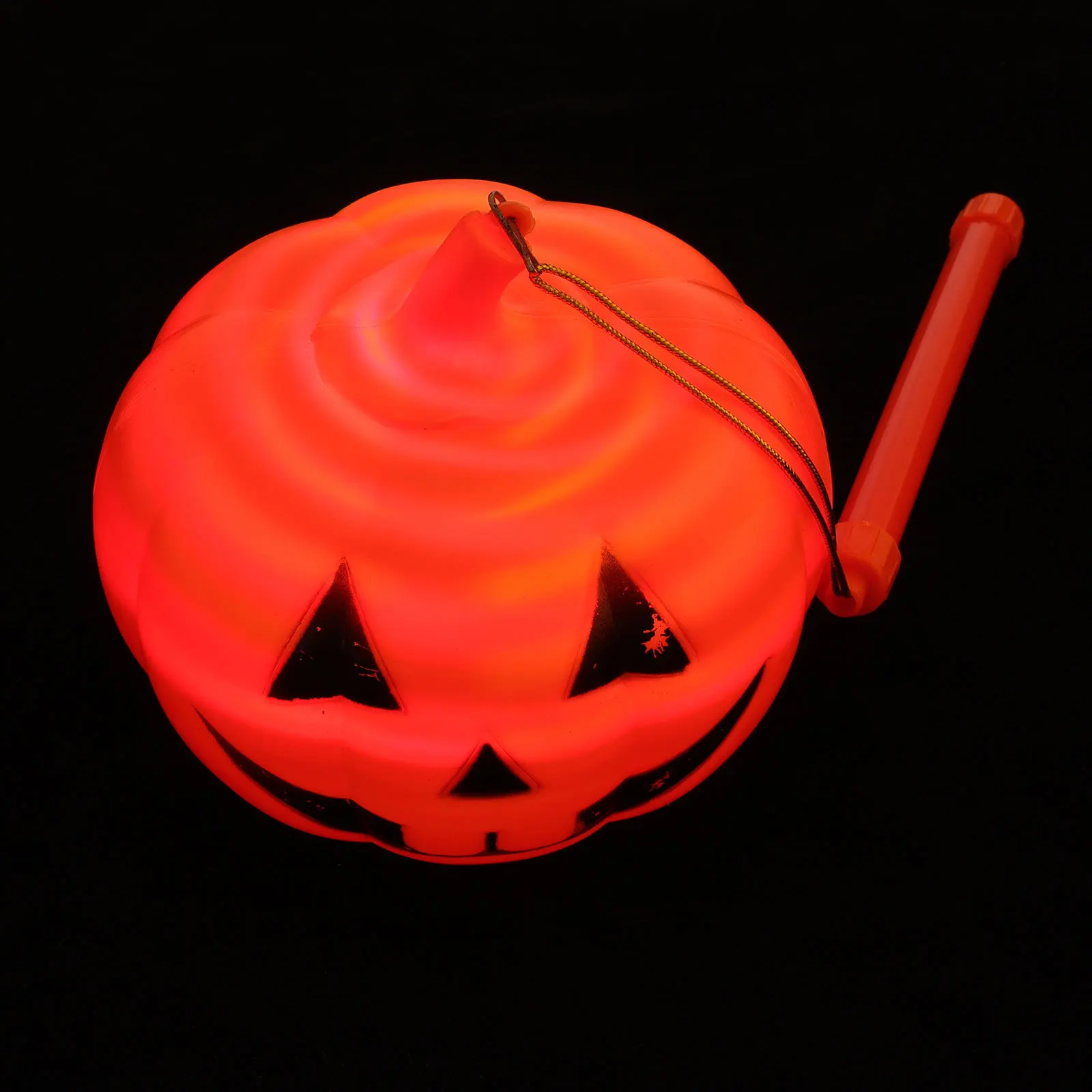 1pc Halloween Luminous Handheld Pumpkin Modeling Light Orange For Party Decor Ghost Festival Indoor Outdoor Use Energy Saving