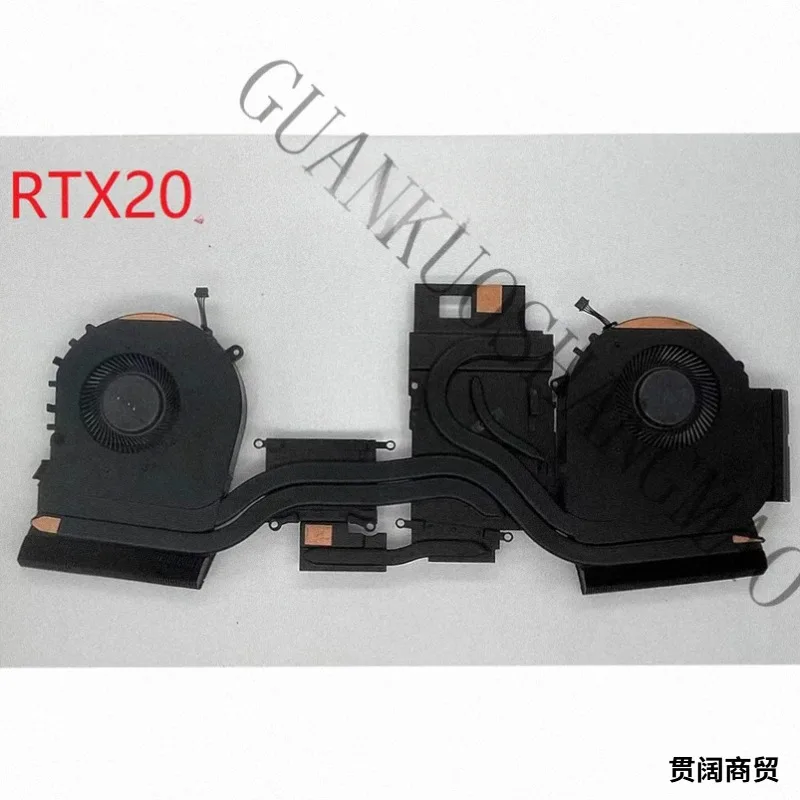 HJY...Suitable for HP Omen 5 6 Plus 17-CB TPN-C144 portable computer CPU GPU cooling fan with radiator