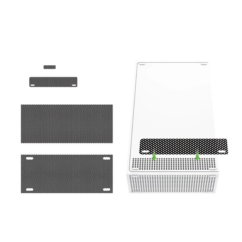 12 em 1 série s capa à prova de poeira caso malha rolha net kit combo para microsoft xbox série game console acessórios