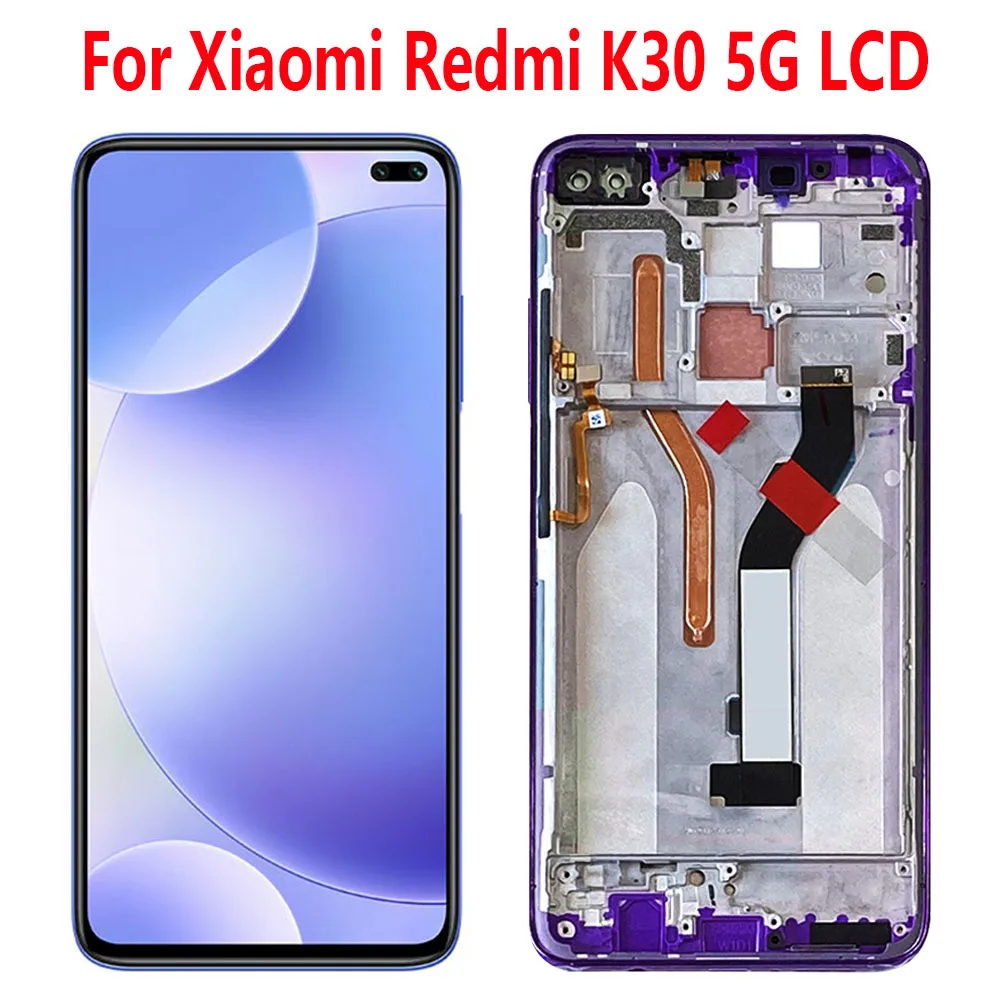 

6.67''Original For Xiaomi Redmi K30 LCD Display Screen Touch Panel Digitizer Replacement Parts For Xiaomi Redmi K30 5G LCD