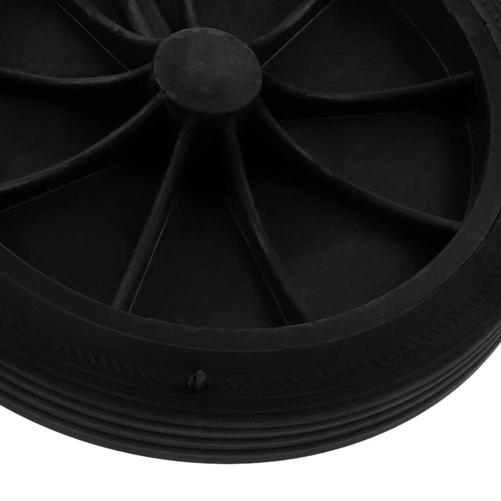 

2pcs Trash Can Wheels 80L 100L 120L 240L Black Replacement Parts Garbage Bin Smooth Rolling Material Wide Application