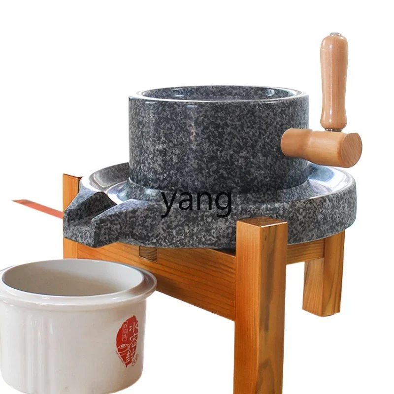 

LH small stone mill household old-fashioned soy milk mill rice flour small old-fashioned ground tofu