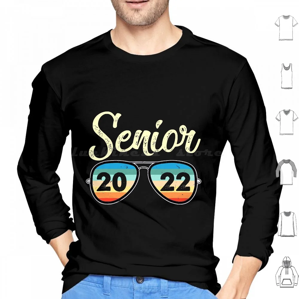 Qwp Retro Senior 2022 Class Of 2022 Teacher Graduation Hoodies Long Sleeve Funny Animals Cute Turtle Retro Vintage