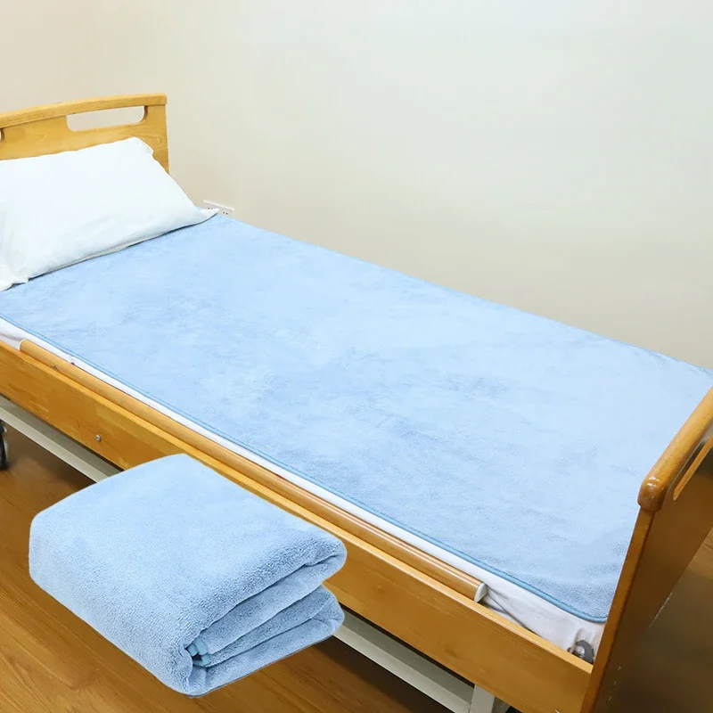 Nursing Bed Specific Washable Urine Isolation Pad Winter Coral Fleece Waterproof Pad Leak Proof Elderly Breathable Urine Pad