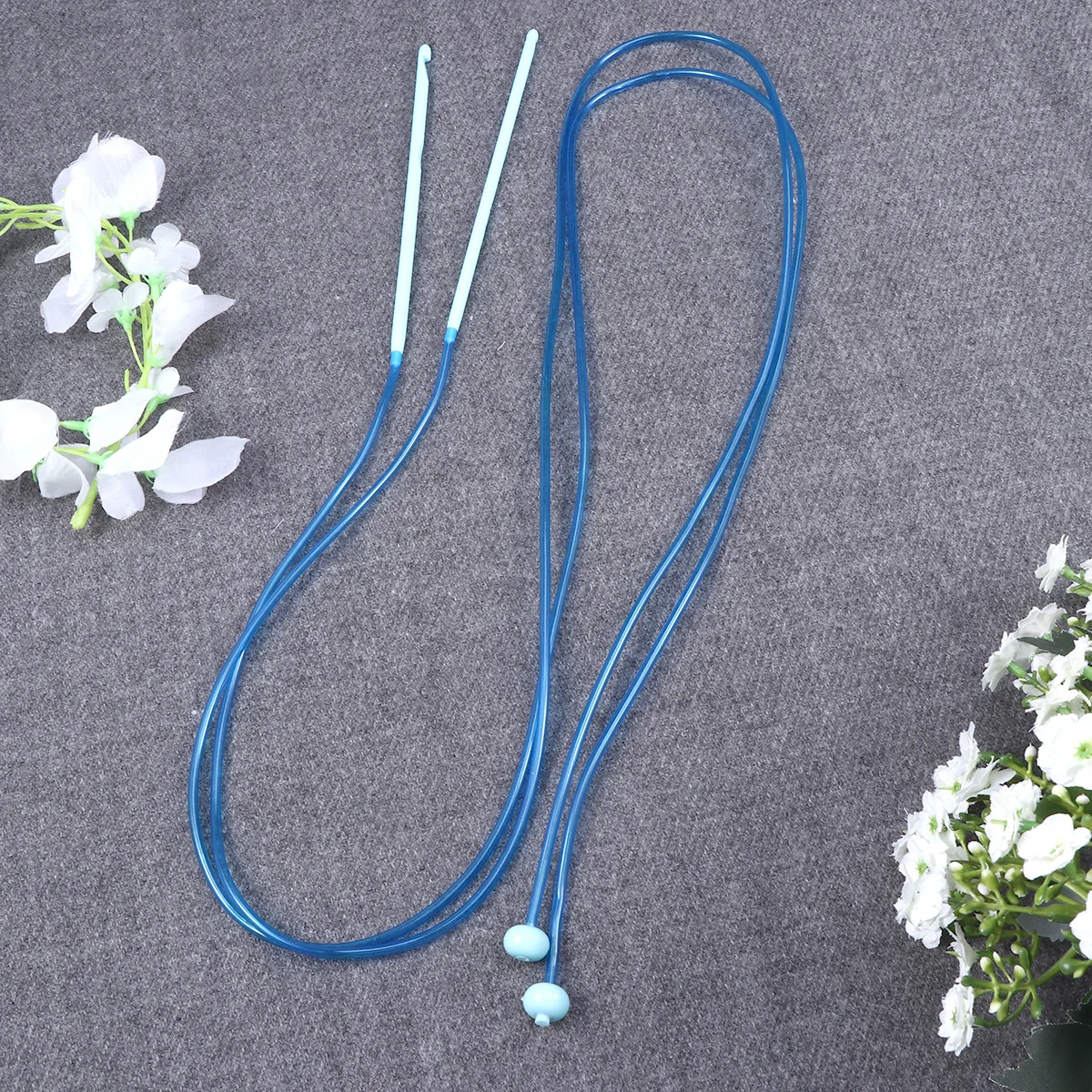 

12pcs Afghan Tunisian Crochet Hooks Different Sizes 3.5Mm-12.0Mm Plastic Cable Set For Knitting Weaving Crafts Carpet Tools
