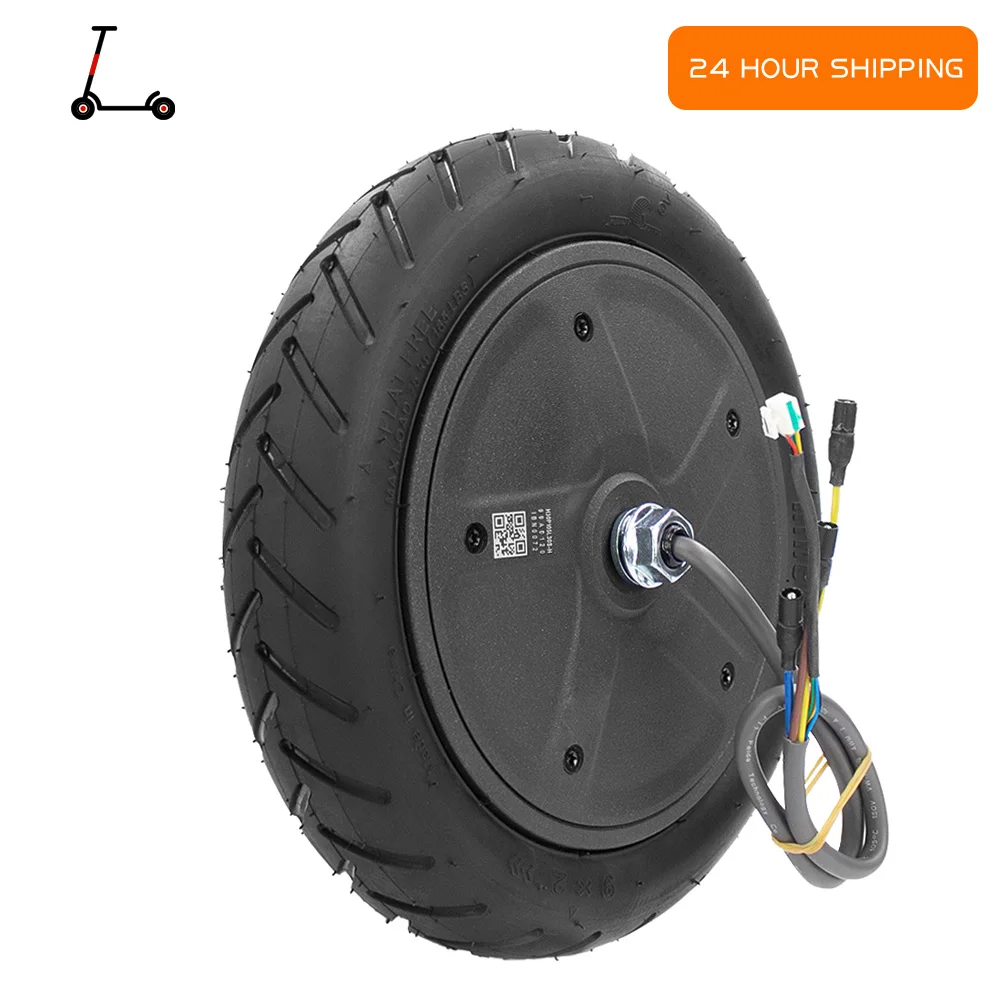 

9*2 Front Driving Wheel Hub Motor Assembly Electric Scooter Accessories 350W Motor Engine For Segway Ninebot E25 Parts